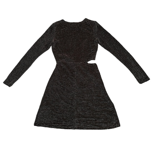 Topshop Stripe Glitter Cutout Dress - Picture 6 of 10